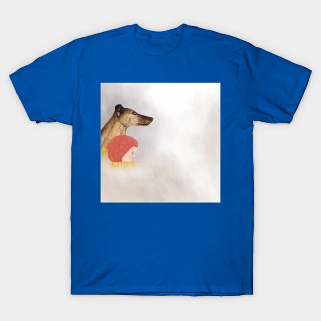 Snow whippet T-Shirt by HannahFarr